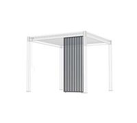 Panneau brise-vue ventelles verticales Ombréa 100 cm - Anthracite