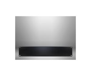 Panneau Caché Inter-Tech 88887150 2U pour Rack 19" (48.3cm) en Acier Noir, Dimensions 482x88x11mm, Conforme Norme 85389099