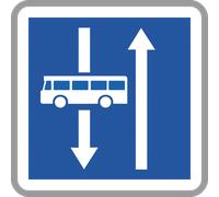 Panneau carré circulation conditions spéciales 700 Ecolign C24aex4 cl2 - NADIA SIGNALISATION - CAR700E2C24aex4