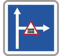 Panneau carré conditions circulation route voie 500 Ecolign C24cex1 cl1 - NADIA SIGNALISATION - CAR500E1C24cex1
