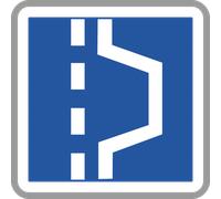 Panneau carré emplacement arrêt d'urgence 500 Ecolign C8 cl1 - NADIA SIGNALISATION - CAR500E1C8