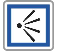 Panneau carré Point de vue 700 Ecolign CE21 cl1 - NADIA SIGNALISATION - CAR700E1CE21