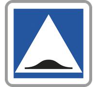 Panneau carré Surélévation de chaussée 350 Ecolign C27 cl2 - NADIA SIGNALISATION - CAR350E2C27