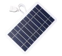 Panneau chargeur solaire USB 5V 2W 400mA Sortie sortie portable Système extérieur | Générateur gare, sac à dos avec une conversion élevée pour la caméra sécurité, le téléphone portable, les banques d'