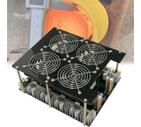 Panneau chauffant à Induction magnétique 5000W, avec pompe à eau à bobine en spirale, for la trempe des métaux ferreux(70ml Crucible)