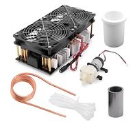 Panneau chauffant à induction ZVS haute performance 12-48 V 2500 W avec transistors IRFP260, ventilateurs de refroidissement, piliers en cuivre et eau pour des applications de chauffage efficaces