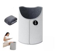 Panneau chauffant électrique avec réglage à 5 vitesses Chauffe-pieds électrique pliable avec système de chauffage entièrement fermé(Grey)