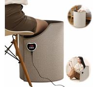 Panneau chauffant pliable à infrarouge lointain, Chauffage d'appoint pour bureau Bureau Poste de travail sous la table avec 8 niveaux de température réglables, pour les Pieds,le Dos et Tout le Corps