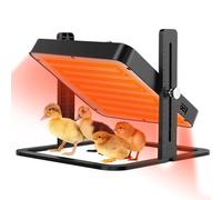 Panneau Chauffant Poussin Réglable 45-70 °C, Plaque Chauffante Poussin 15-22W, Lampe Chauffante Poussin pour Élevage, Chauffage Poussin Hauteur Ajustable pour Poulailler