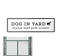 Panneau Chien Bois,Panneau En Bois Pour Assurer La Fermeture De La Porte Du Jardin - Avertissement Extérieur Résistant Intempéries Pour Ferme Jardin Portail Cour