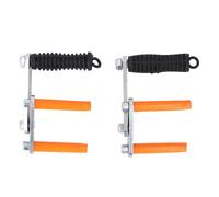 Panneau Clamp Carrier Tool de levage de tâches lourdes pour le carreau de verre sèche en contreplaqué 420 en acier inoxydable 115 kg Capacité de chargement 2pcs Ensemble