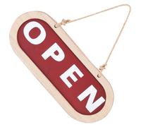 Panneau Commercial en Bois Ouvert Fermé Suspendu pour Porte | Double Face, Corde en Jute, Décoration de Porte, Usage en Boutique, Signalisation D'état Commercial