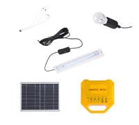 Panneau Compact 7AH, Batterie intégrée, Construction ABS, Alimentation de Secours pour Voyage en Plein air, Alimentation de Crise
