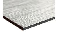 Panneau Composite Aluminium Brossé 3 mm 20 x 10 cm (200 x 100 mm)