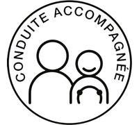 Panneau Conduite Accompagnée Électrostatique