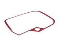 Panneau Console Centrale Pour BMW Pour Z4 Pour G29 Pour M2 Pour M3 2019-23 Autocollant Garniture Couvercle Panneau D'engrenage Voiture En Fiber Carbone Véritable(Red Carbon Fiber,Right-Hand Drive)