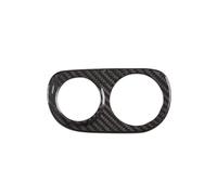 Panneau contrôle carbone Autocollant de protection pour interrupteur de phares en fibre de carbone véritable, adapté à la Ferrari 458, accessoires de modification 11-16 Film carbone décoratif