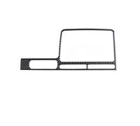 Panneau contrôle carbone Cadre d'affichage de navigation intérieur en fibre de carbone pour Nissan GTR R35 08-16, accessoires de protection décoratifs Film carbone décoratif(LHD)