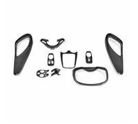 Panneau contrôle carbone Console centrale intérieure de style OEM, panneau de porte de volant adapté à la McLaren 570S 540C, garnitures intérieures décoratives Kit fibre carbone intérieur