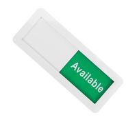Panneau Coulissant de Porte Privé en Acrylique Blanc, Indicateur | Statut Commutable, Communication Claire, pour Salle de Réunion et Murs, Gestion des Espaces