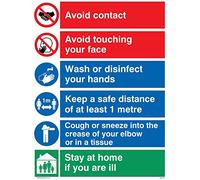 Panneau Covid 19-1 m.