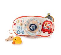 Panneau d activites en voiture - ferme - LILLIPUTIENS - Rouge - Dès 9 mois