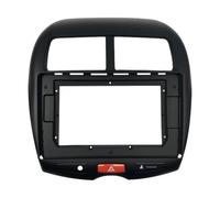 Panneau D’autoradio Pour Mitsubishi Pour Asx 2013~2017 | ABS + PC plastique 2 DIN 10,1 pouces couleur noir autoradio Installation Dvd Gps Mp5 Autoradio tableau de bord