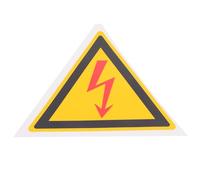 Panneau D’avertissement Sécurité Autocollant, Risque de Chocs | Papier Synthétique et PP, Visibilité du Danger, Pose Facile, pour Atelier, Usine, Électriciens et Tableaux