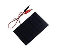 Panneau d ' énergie portable 2, 5 W 5 V avec clips pour solution d ' alimentation électronique, accessoires de remplacement, alimentation photovoltaïque pour le camping