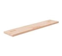 Panneau d étagère 100x20x2,5 cm Bois de chêne massif non traité Marron G