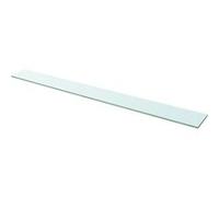 Panneau d’étagère Verre transparent 110 x 12 cm Transparent G