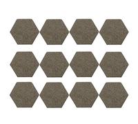 Panneau d'absorption acoustique, Isolation acoustique hexagonale, Kit de mousse d'insonorisation, décoration de maison (Green)
