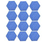 Panneau d'absorption acoustique, Isolation acoustique hexagonale, Kit de mousse d'insonorisation, décoration de maison (Blue)