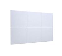 Panneau d'absorption acoustique, rembourrage insonorisant pour Isolation des basses Echo, 12 pouces x 12 pouces x 0.4 pouces, 6 pièces