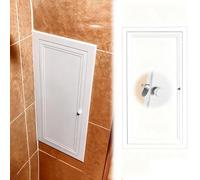 Panneau d'accès 12 16 18 20 22 24 pouces Porte d'accès murale ou plafonnière, Couvercles métalliques encastrés pour vide sanitaire pour cloisons sèches(17.7x9.8in/45x25cm)