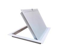 Panneau d'accès 36×36pouces - Trappe d'inspection en acier avec poignée pour mur, plafond, panneau de baignoire, porte de révision, couvercle boîte à fusibles fils compteurs Blanc(32x32in/81x81cm)