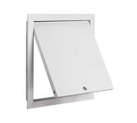 Panneau d'accès à cadre en aluminium｜Trappe d'inspection blanche pour portes d'accès aux murs et plafonds｜Panneau de baignoire et couvercle de boîte à fusibles pour plomberie(24x44in/61x112cm)