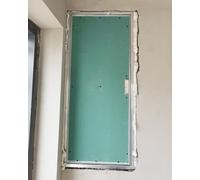 Panneau d'accès à cloison sèche à peindre avec poignée Porte d'inspection encastrée pour accès mural portable de plomberie (400 x 600 mm)