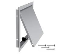 Panneau D'accès à La Plomberie for Cloisons Sèches, Panneau Mural Décoratif en Aluminium, Encastré, Dimensions Personnalisables, for L'électricité, Le Câblage(Gray,200x300mm/7.9x11.8in)