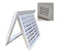 Panneau d'accès à persiennes 61 x 71,1 cm pour cloison sèche - Porte de dissimulation au plafond et au mur avec filtre, dissipation de la chaleur et couvercle d'accès ventilé (600 x 700 mm)