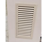 Panneau d'accès à persiennes aluminium portes d'accès faciles à peindre, trappe d'inspection trou d'accès aux services de salle bain, armoire couverture boîte à fusibles système CVC(30x48in/76x122cm)