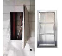 Panneau d'accès à trappe d'inspection résistant au feu, porte en métal pour cloison sèche, panneau d'accès encastré avec loquet magnétique et mécanisme tactile pour un accès facile