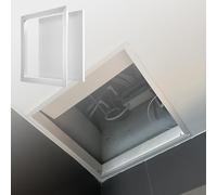 Panneau D'accès au Grenier Caché Porte Cadre En Alliage D'aluminium Couvercle Du Panneau D'accès Électrique Décoratif((WxH)20x26in/50x66cm)