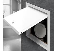 Panneau D'accès Au Grenier, Trappe De Visite Porte D'accès Métallique Verrouillable, Porte D'accès Au Grenier Porte D'accès À La Cave Métal, Facile À Installer(22x24in/55.9x61cm)