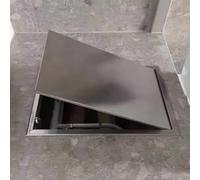 Panneau d'accès au sol, trappe d'inspection en acier inoxydable, pousser pour ouvrir, revêtement de sol et revêtement mural pour plomberie ou arrêt d'eau, 15,2 x 15,2 x 20,3 cm, 25,4 x 25,4 cm, 35,6 x