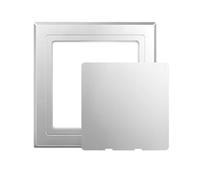 Panneau d'accès Auto-adhésif en Plastique ABS pour cloisons sèches, Murs, installations électriques et de plomberie. Installation Facile. Dimensions : 12,5 x 12,5 cm.