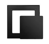 Panneau d'accès Auto-adhésif en Plastique ABS pour cloisons sèches, Murs, installations électriques et de plomberie. Installation Facile. Dimensions : 12,5 x 12,5 cm.