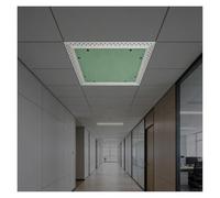 Panneau d'accès aux murs et plafonds en métal - Porte d'inspection encastrée for cloisons sèches avec cadre en aluminium et couvercle en plaques de plâtre(80x80cm)