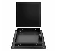 Panneau D'accès Aux Plaques De Plâtre - Trappe D'inspection Avec Cadre En Aluminium, Couvercle De Boîte À Fusibles, Panneaux De Plafond Et Trappe De Grenier(Zwart,30x30 cm/11.8x11.8")