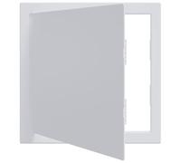 Panneau d'Accès Blanc 35 x 35 cm Plastique ABS | Trappe de visite, charnières simples, installation tournevis, accès plomberie électricité, intérieur extérieur